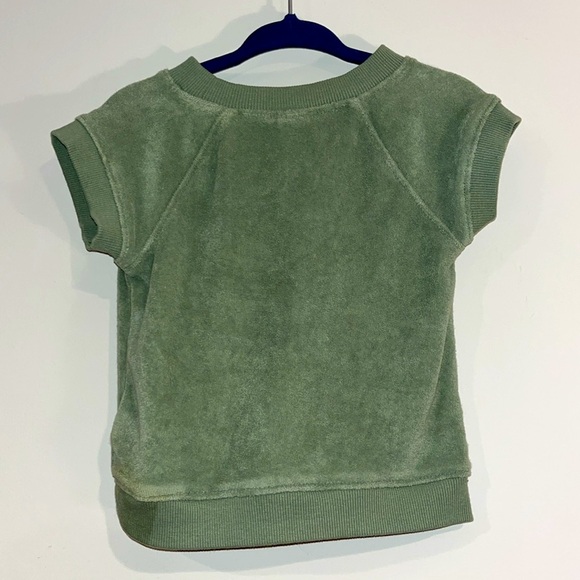 OLD NAVY 12-18mo Unisex Short Sleeve Sweater Tee Terry Chill Kids Embroidered - Picture 4 of 4